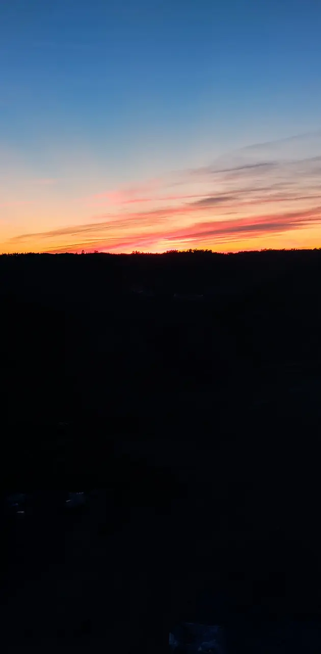 Sunset sky landscape