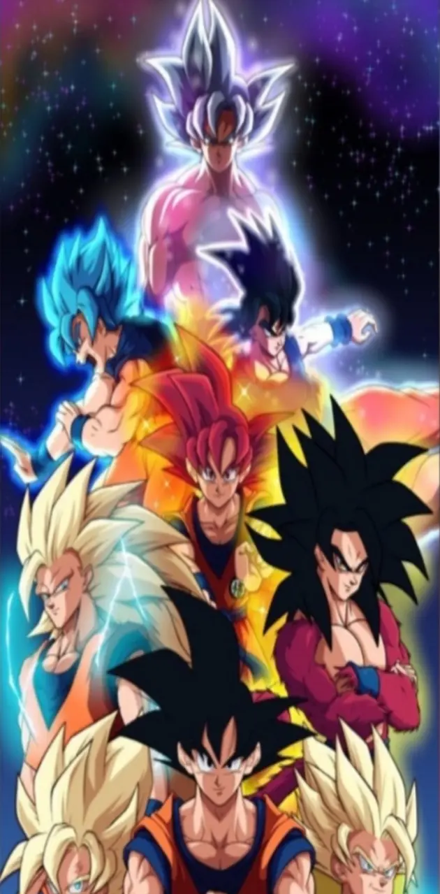 Goku transformations