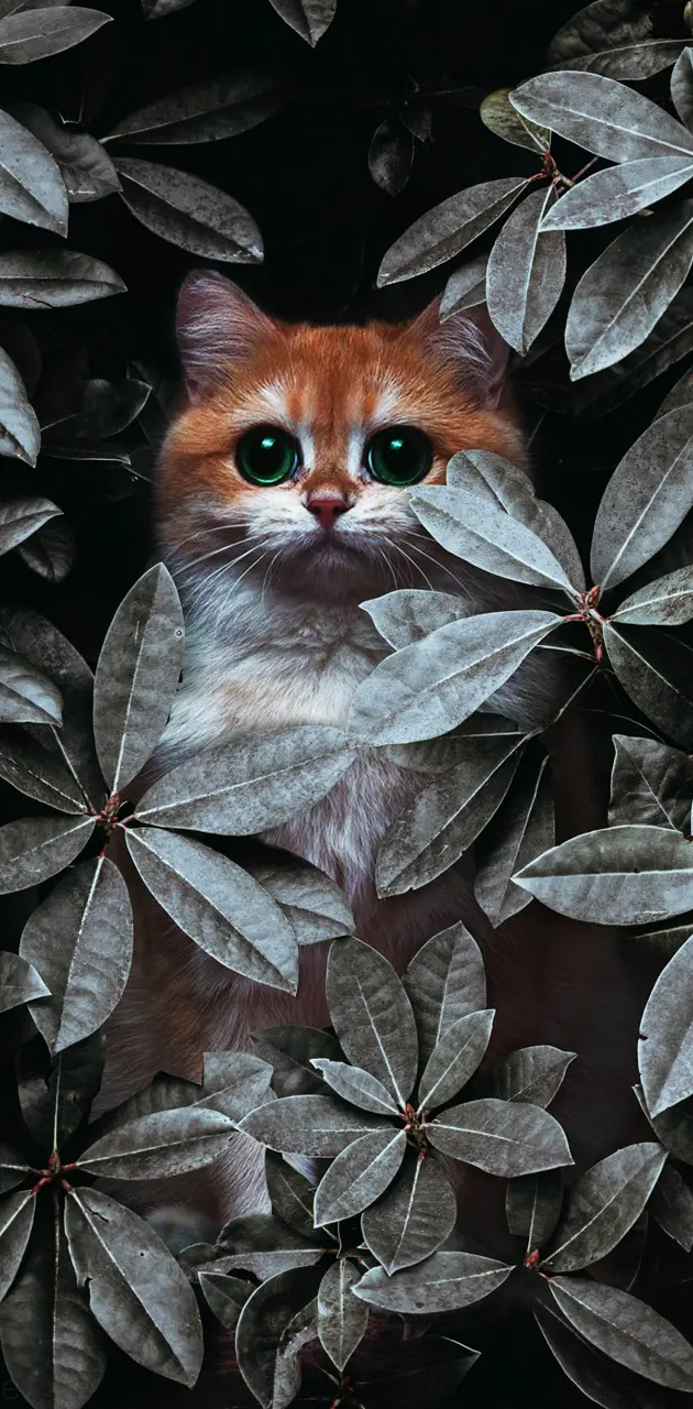 cat in jungle 