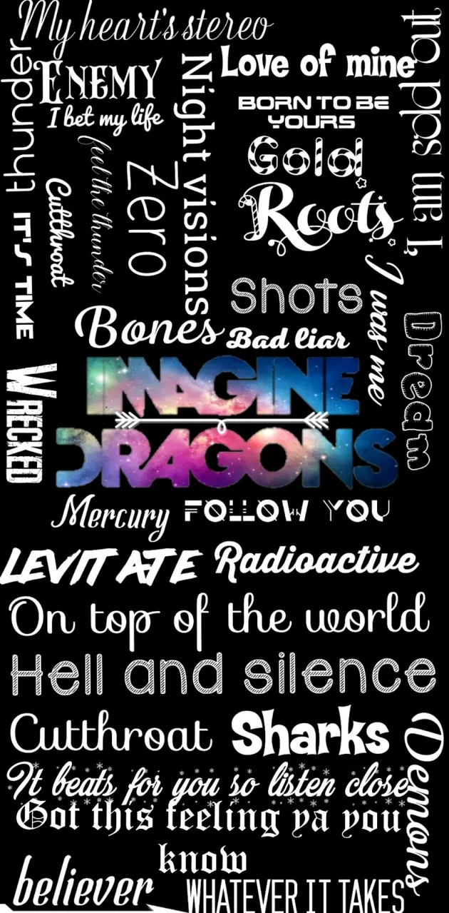 imagine dragons logo wallpaper
