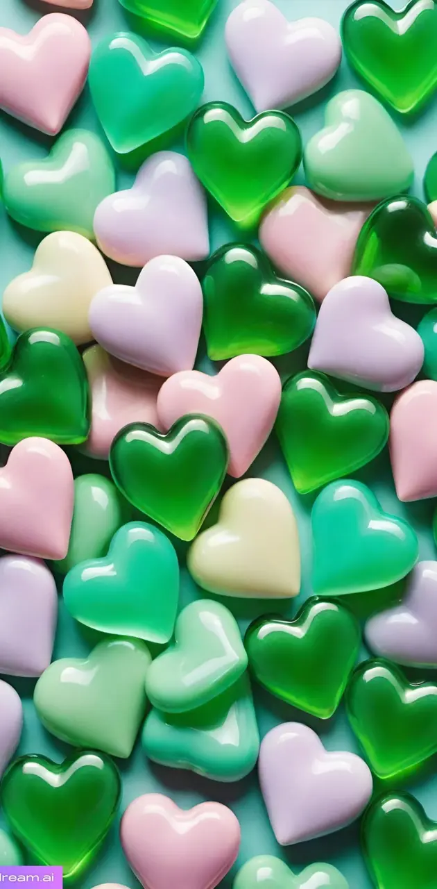Green hearts 