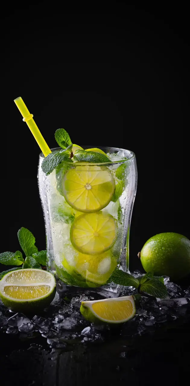 Vodka and lime