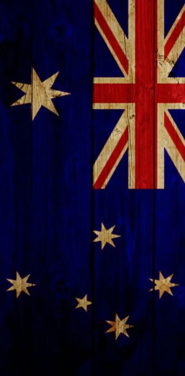 Australian Wood Flag