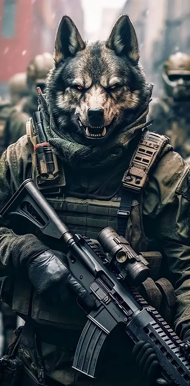 Soldier wolf