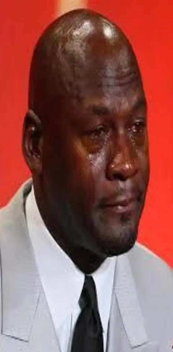 Michael crying