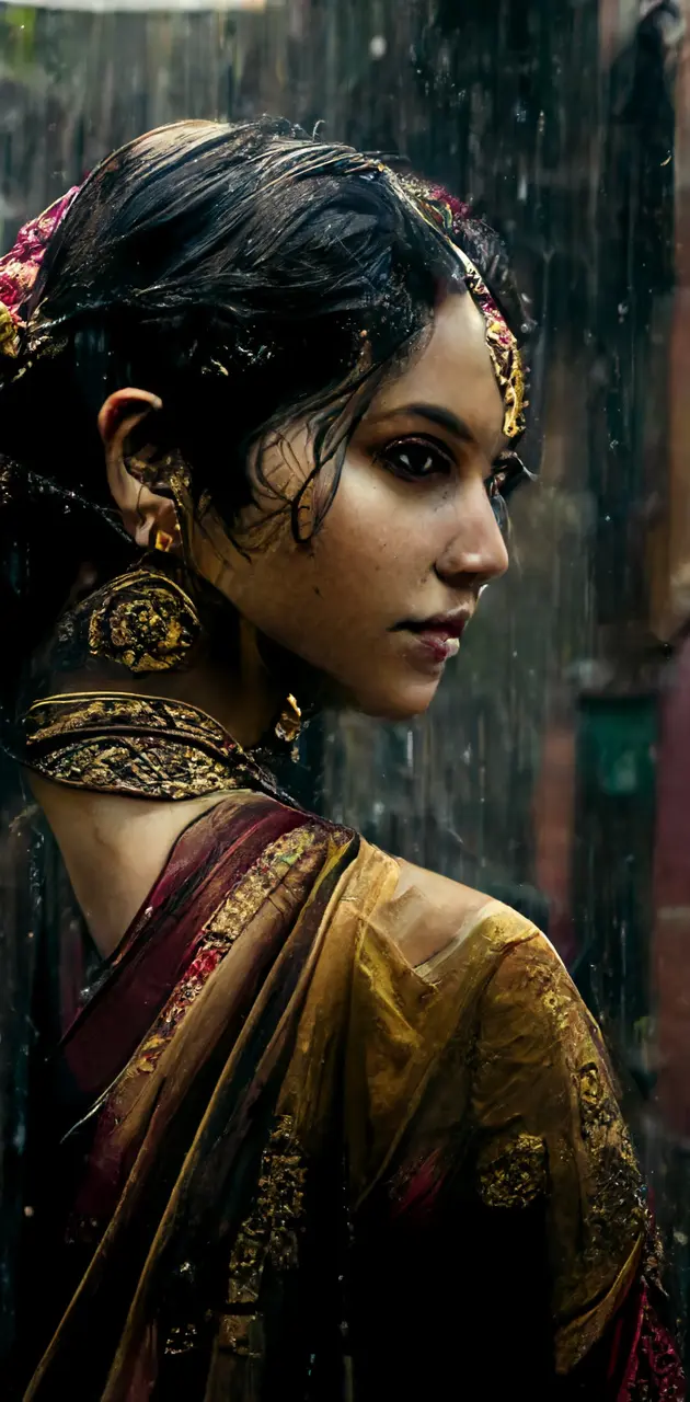 Indian Girl in Saree