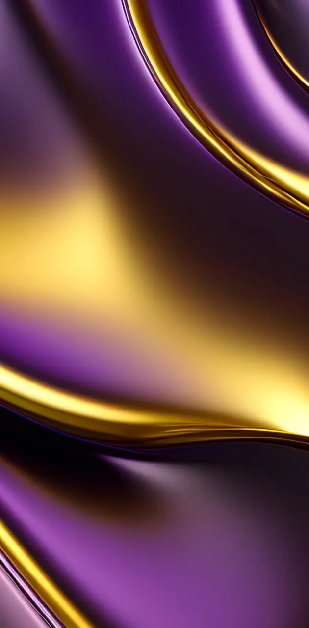 Liquid Purple and Gold