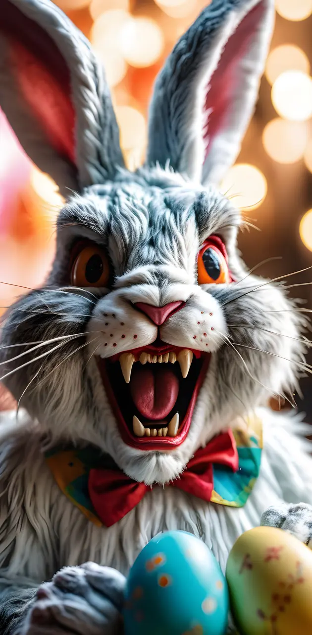 Scary easter bunny
