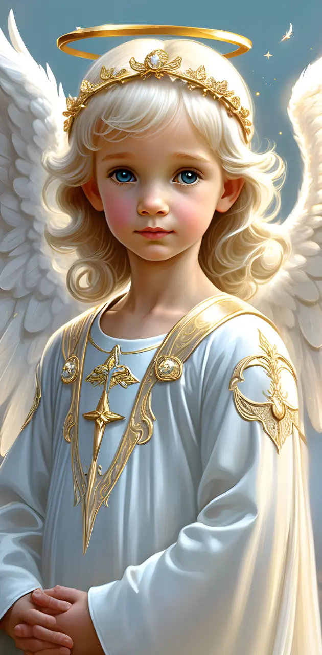 cute angel child
