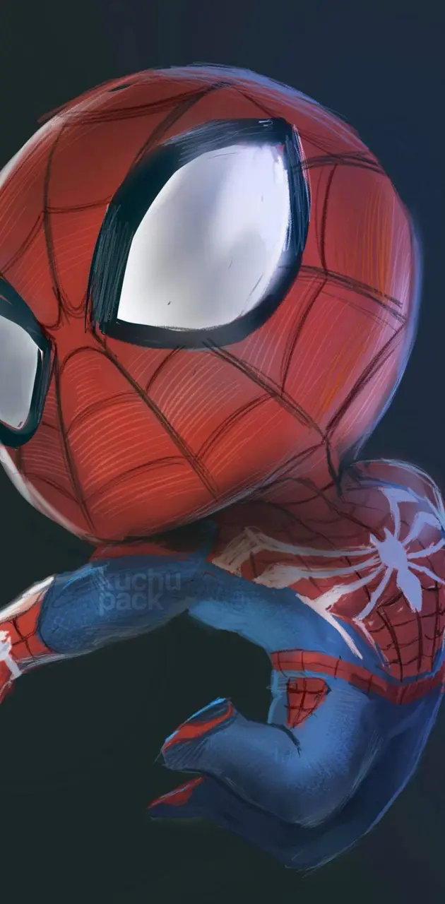 Spiderman PS4 chibi
