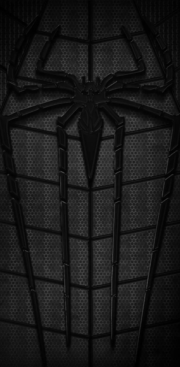 black spiderman logo wallpaper