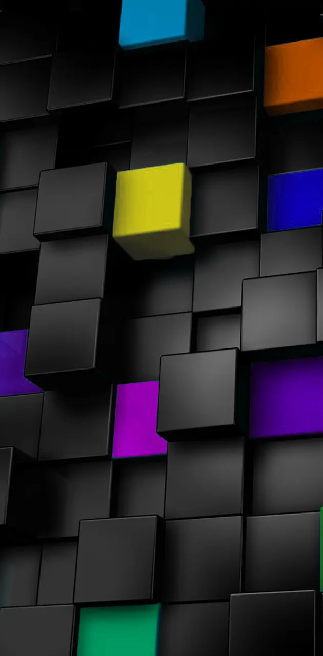 3d Color Cubes