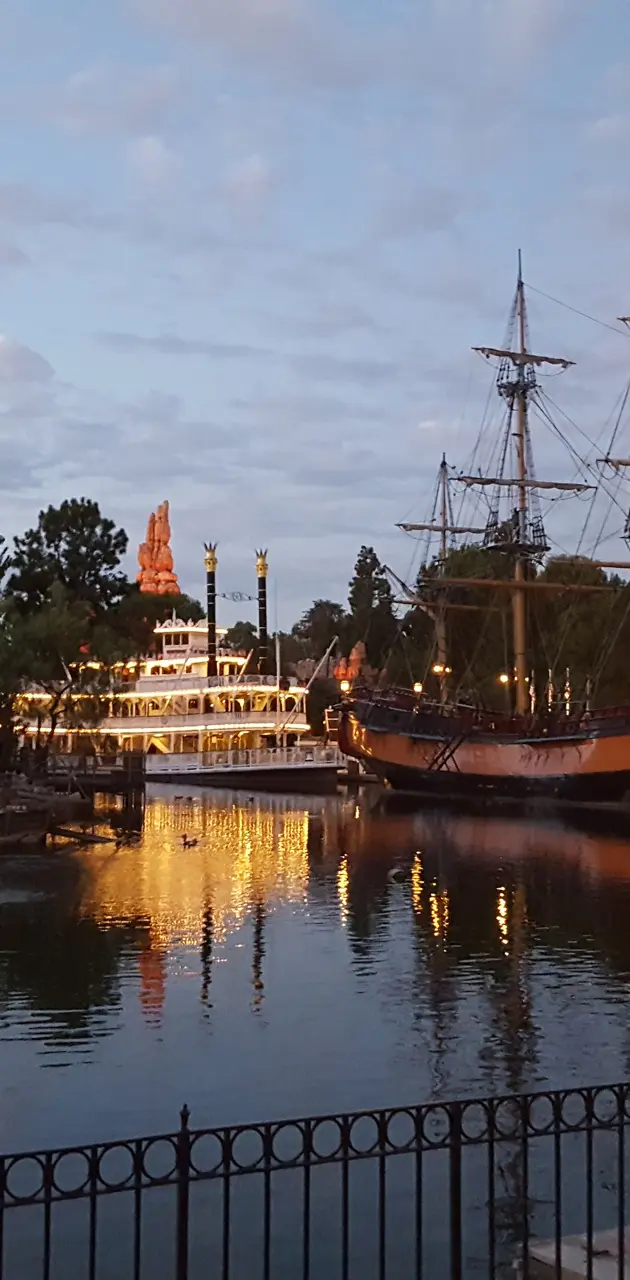 Boats at Disneyland
