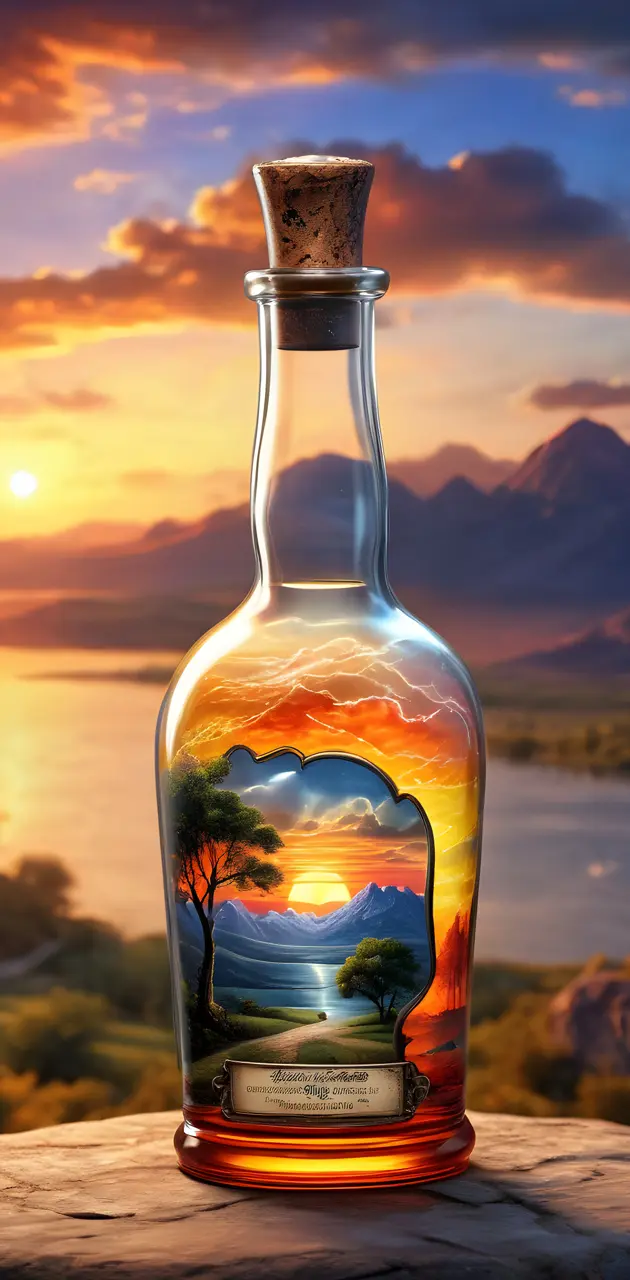 world in a bottle
