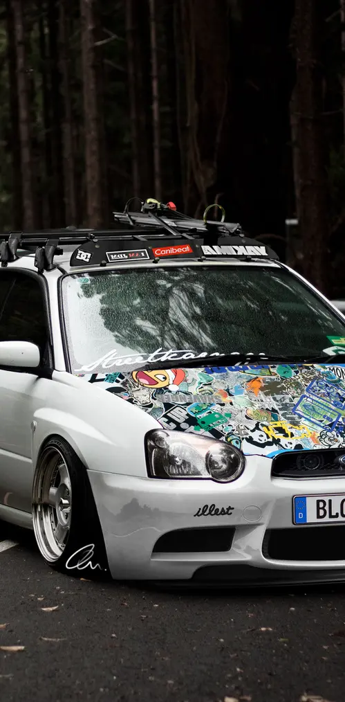 Subaru Sticker Bomb