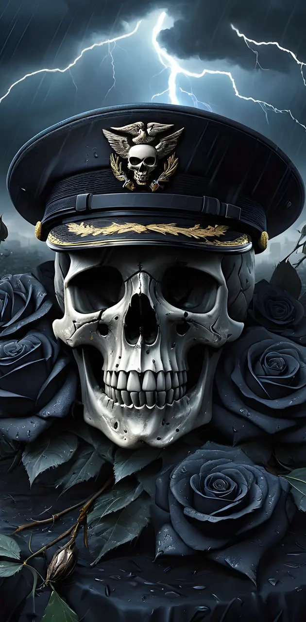 navy skull