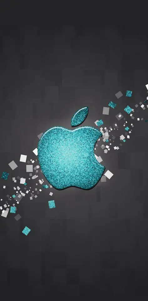 Teal apple logo