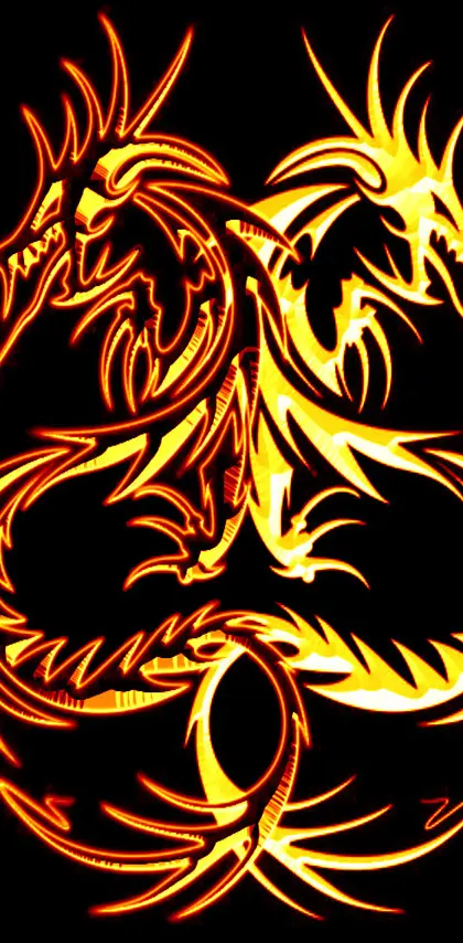Twin Fire Dragons