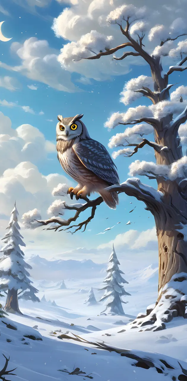 The snow owl
