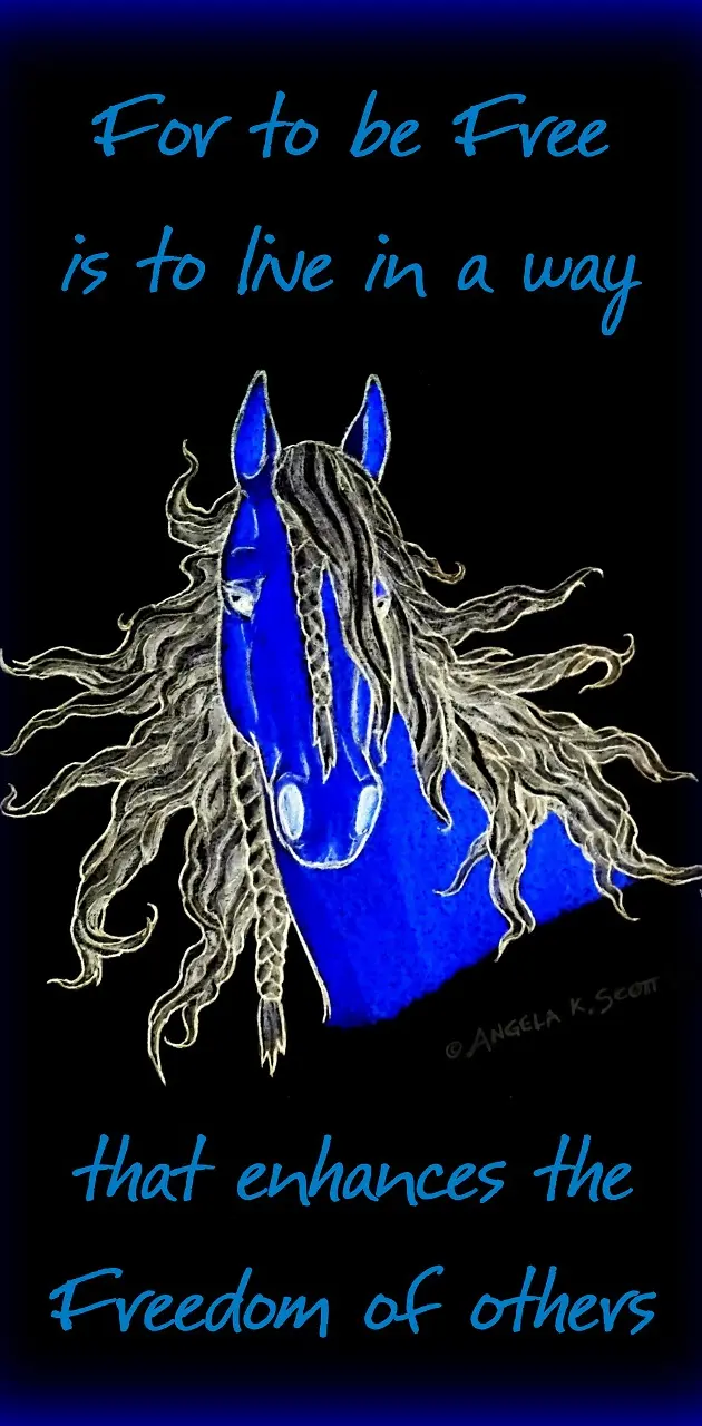 Freedom Horse art