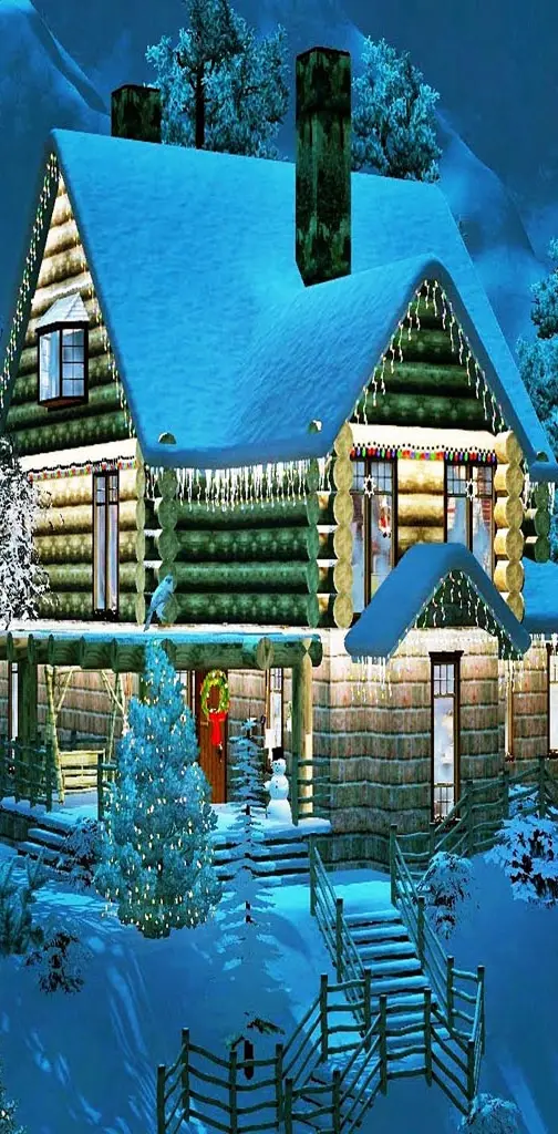 Christmas Log House