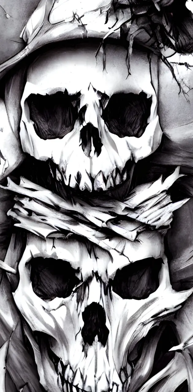 Spooky skeleton 