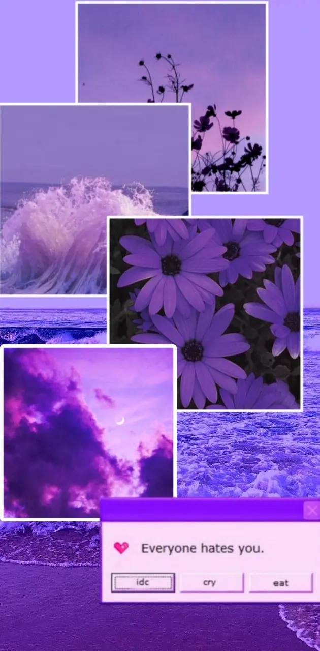 Aesthetic purple