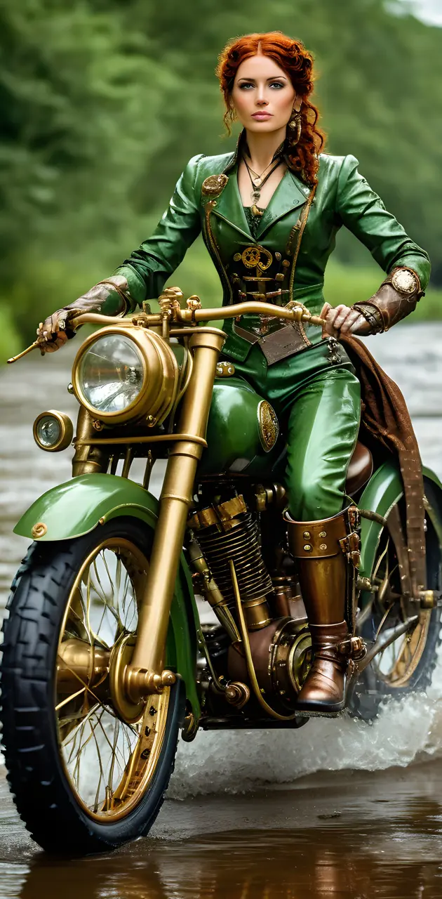 Steampunk Isabella's moto characters