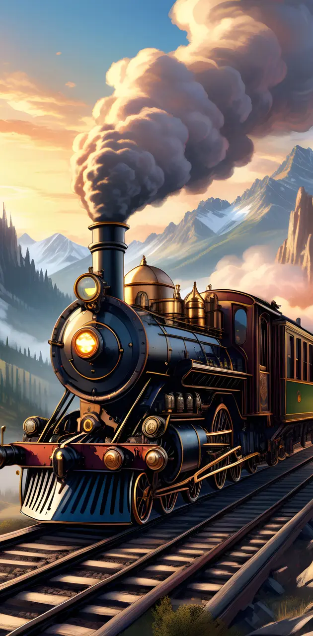 steampunk train