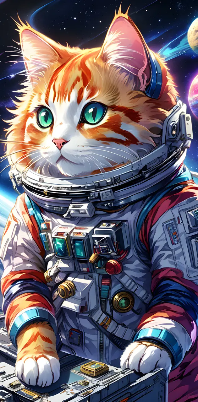astronaut cat