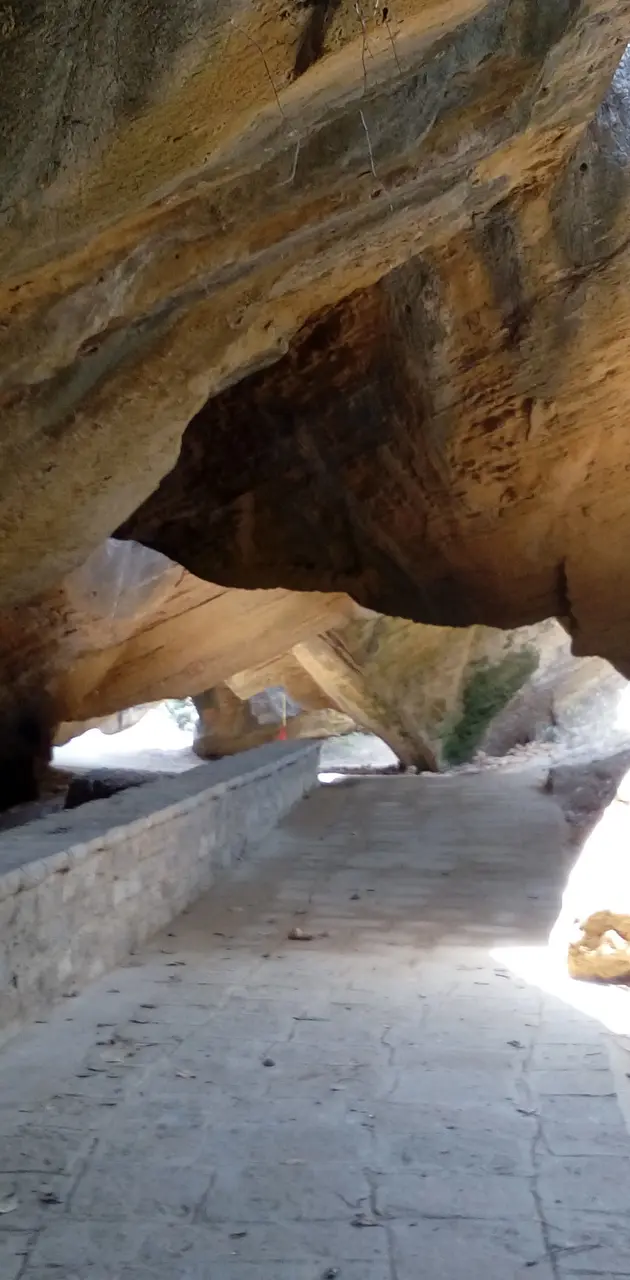 Walk through caves