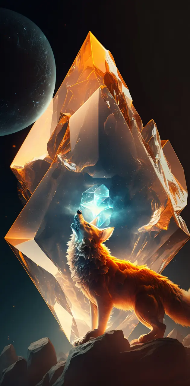 a Fox with a Crystal 