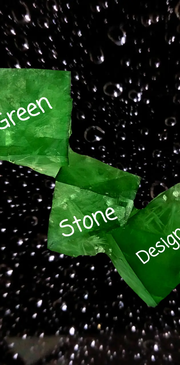 Green stone designs