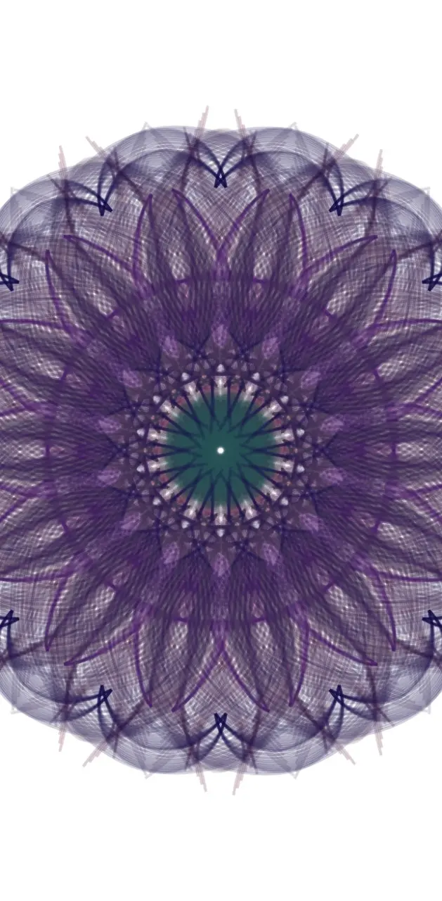 Purple mandala