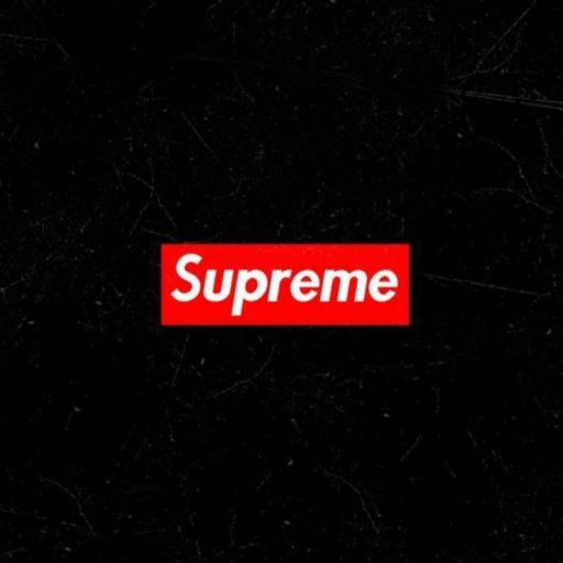 Download Supreme Logo against Black Background Wallpaper