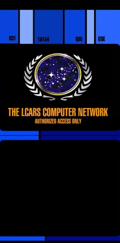 LCARS Lock Screen