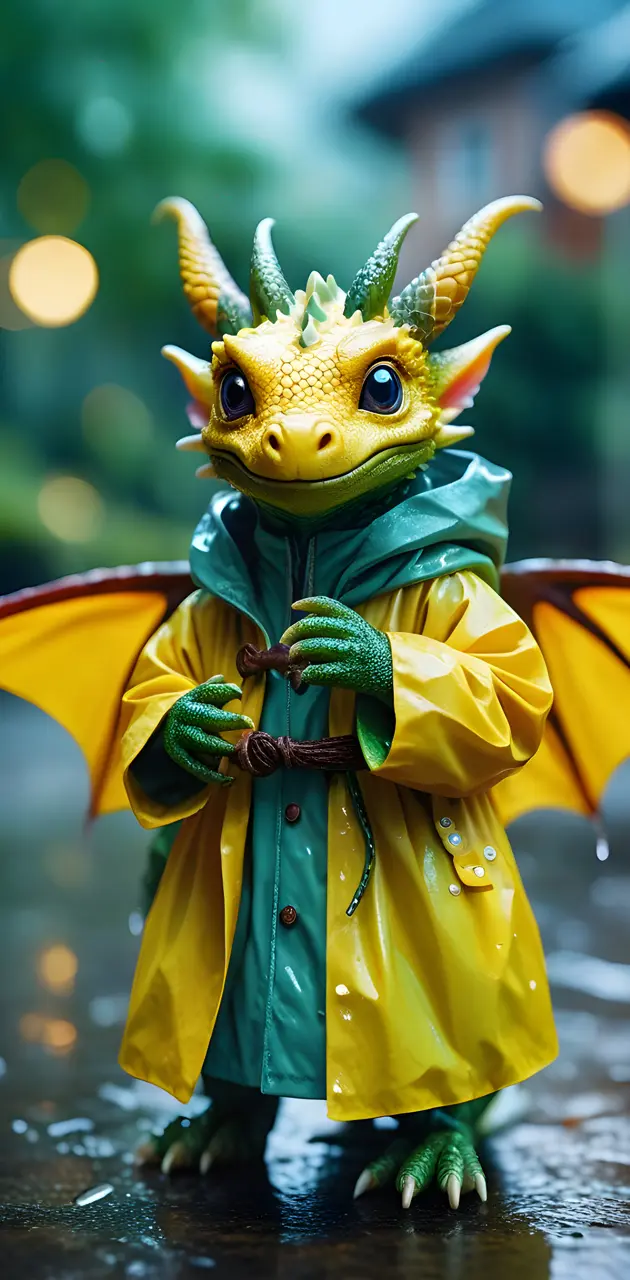a toy figurine of a yellow and green character with a yellow cape and