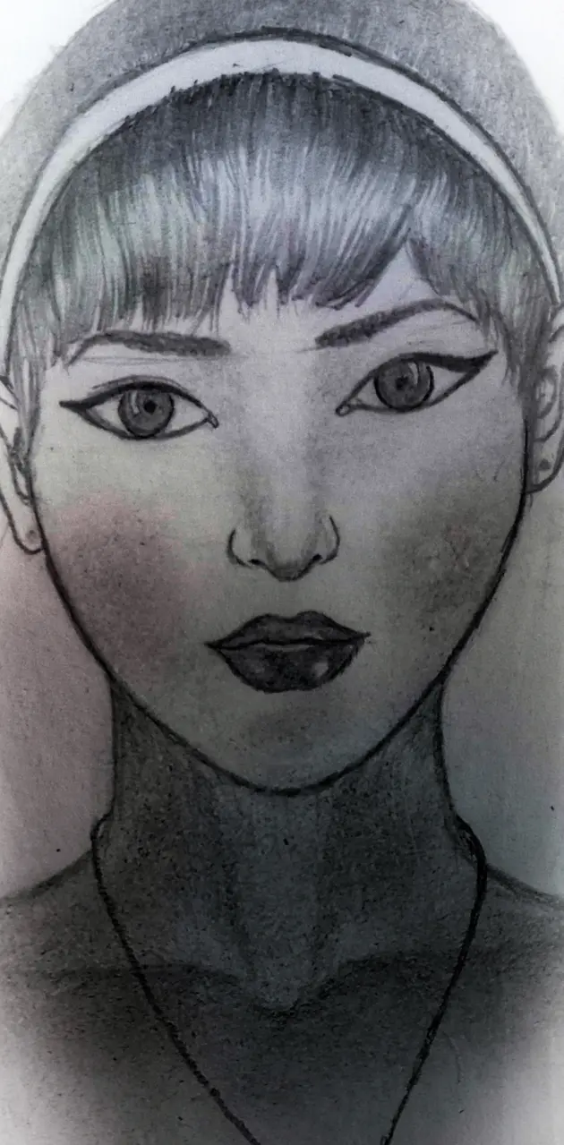 Sketch art girl