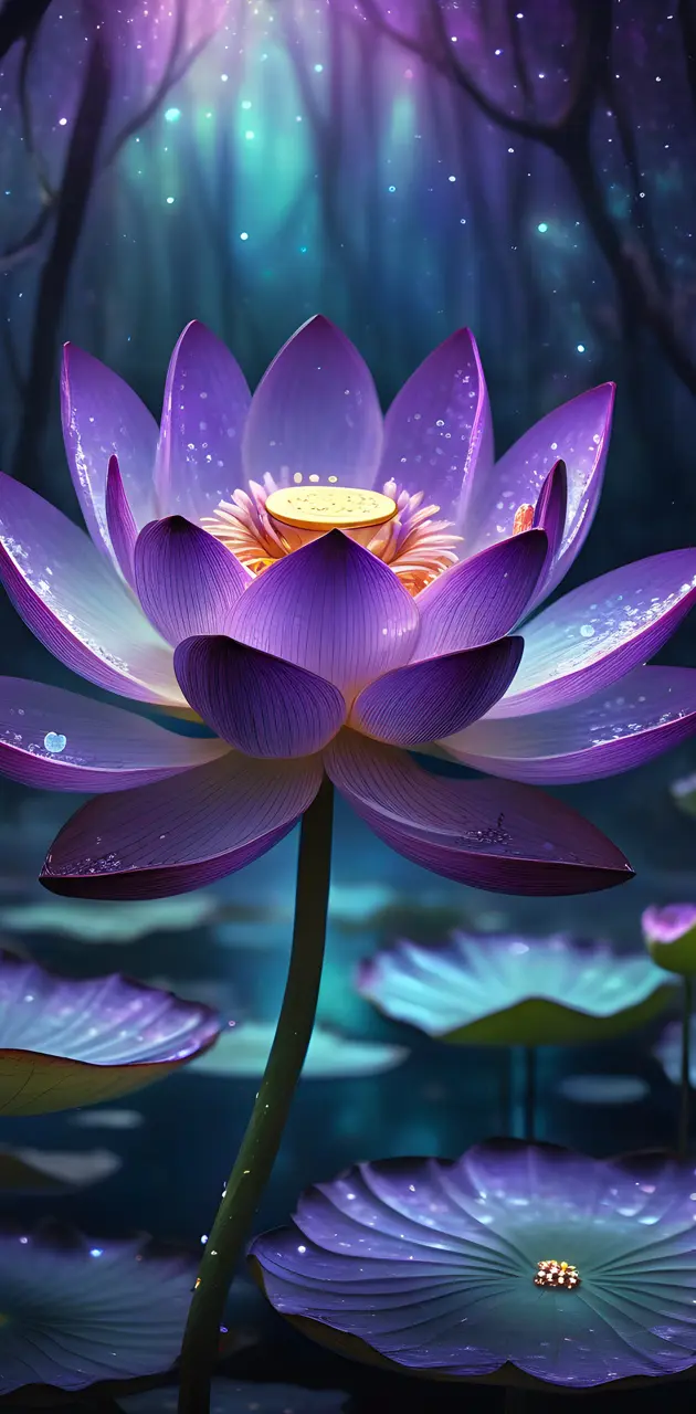 purple Lotus Blossom
