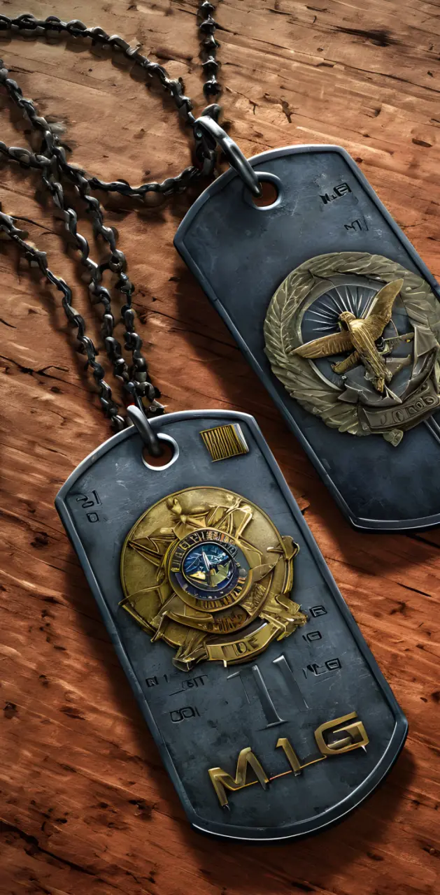 The first mans dogtags 