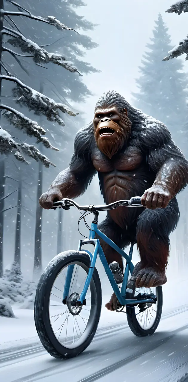 Bigfoot On A Bike