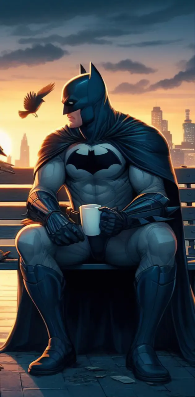 Batman coffee break