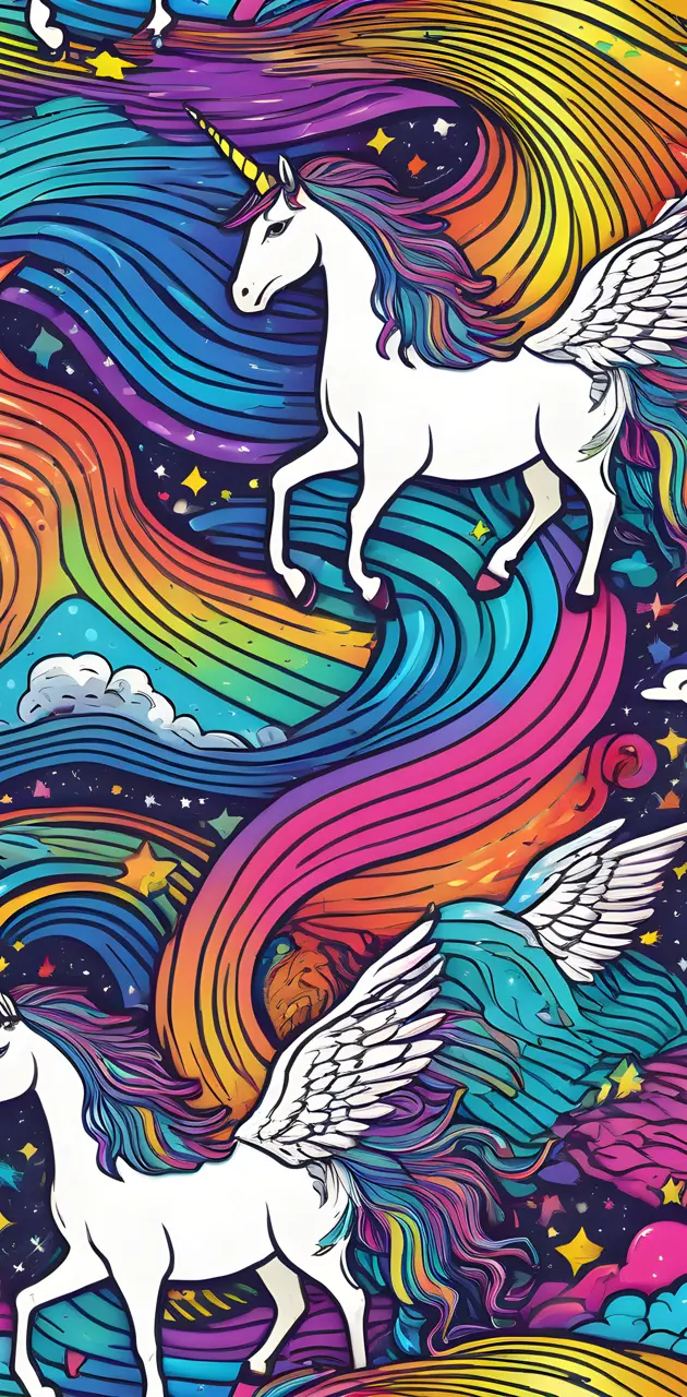 unicorn with wings