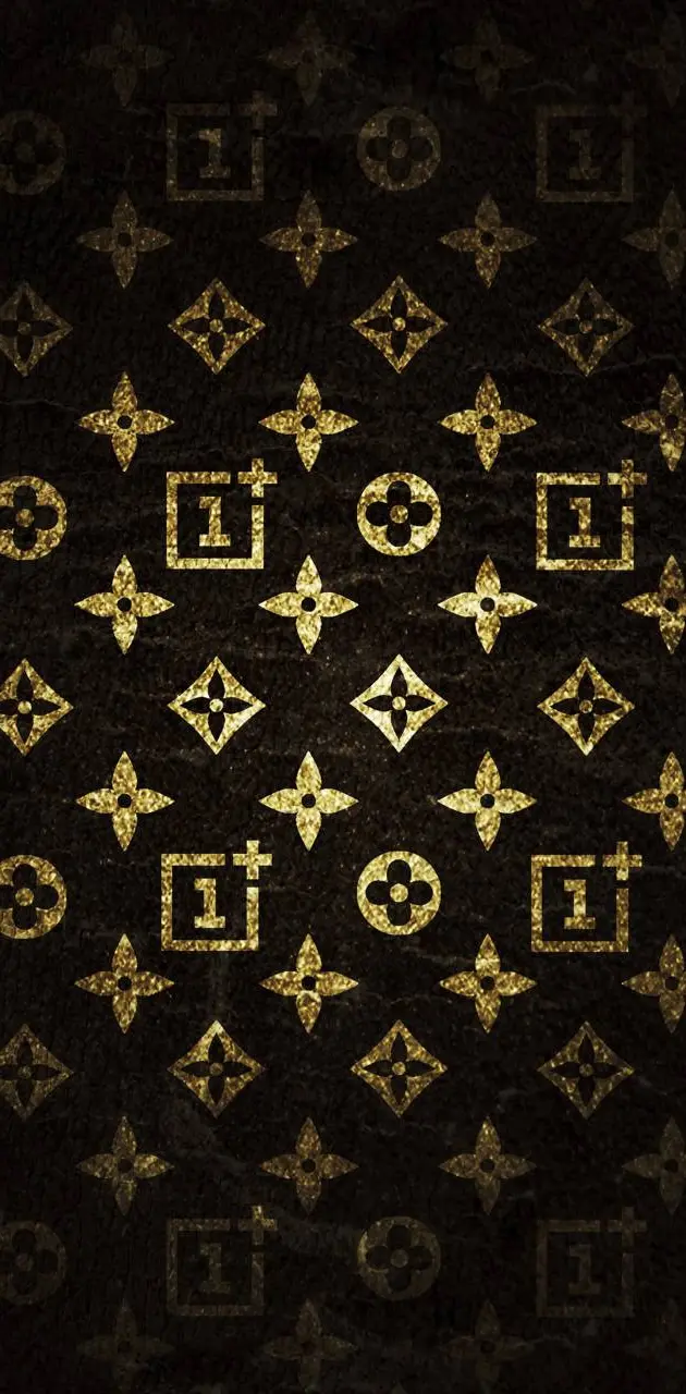 gold louis vuitton logo wallpaper