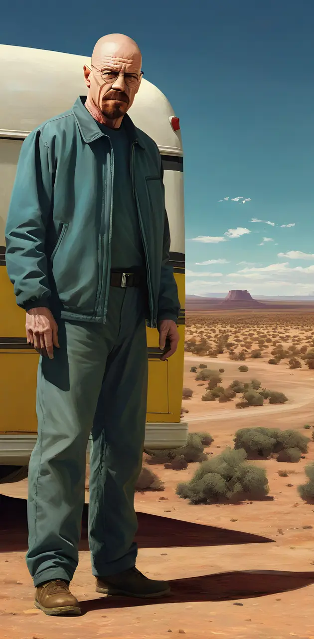 Walter White in desert