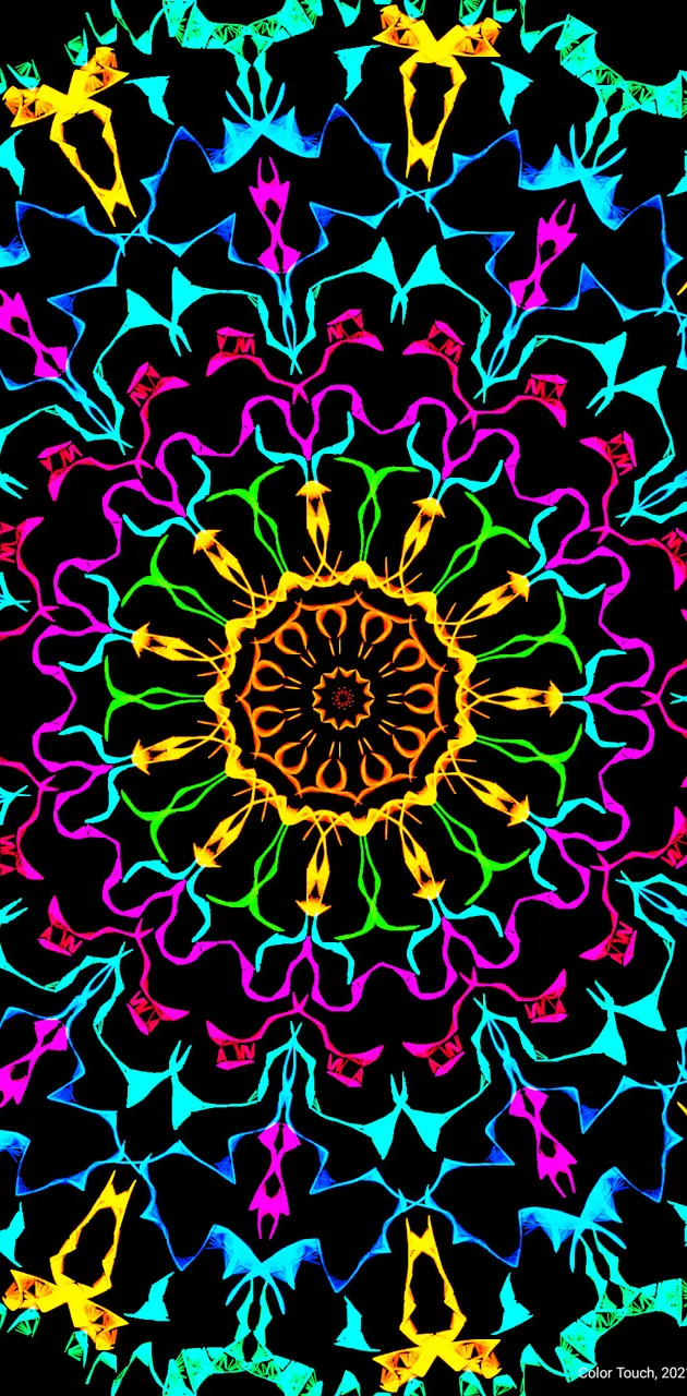 Neon flower