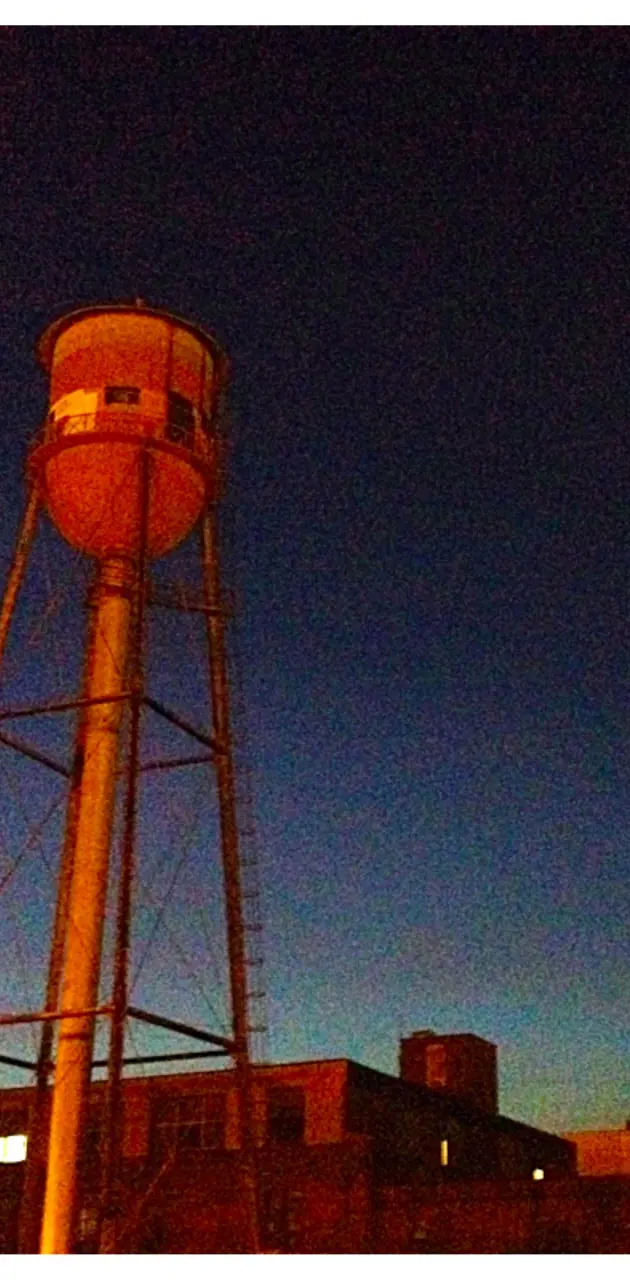 Rusty water tower