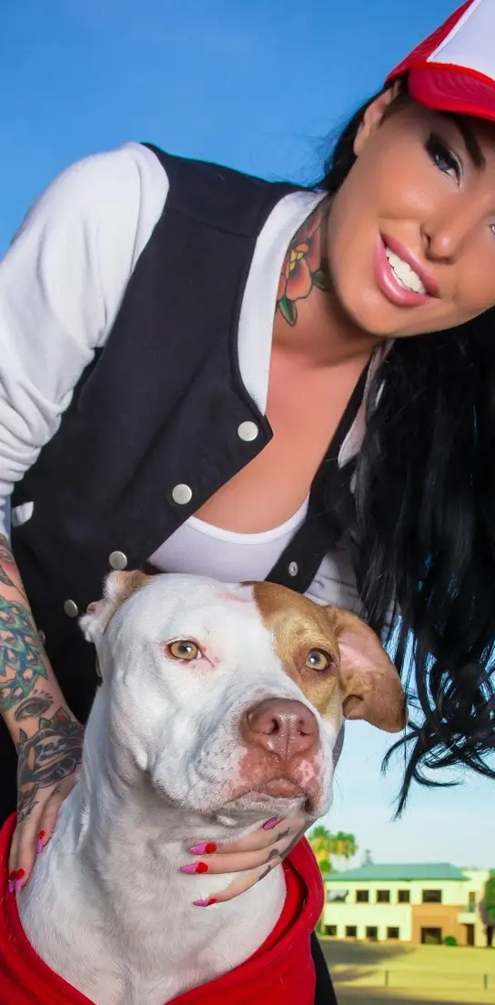 tattoos girl and Dog