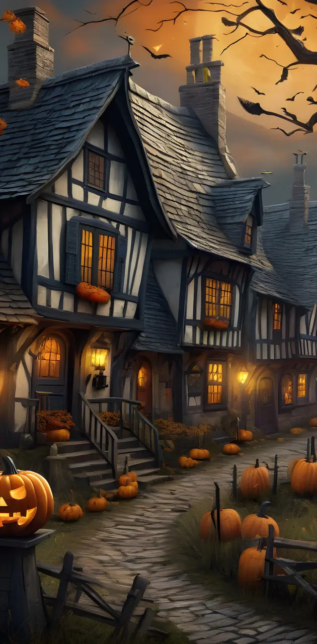 Haunted Halloween Village