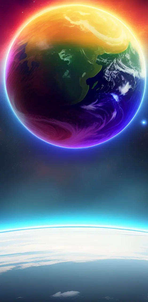 Colorful planet 